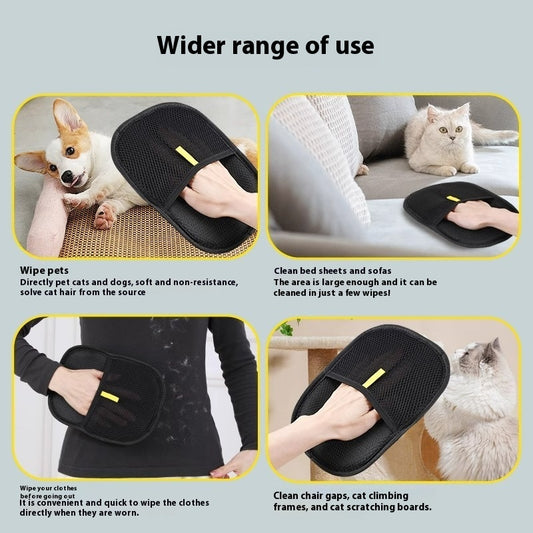 Pet Hair Remover Mitt Pet Hair Remover Gloves Deshedding Brush Glove For Dog Cat