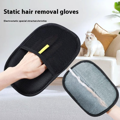 Pet Hair Remover Mitt Pet Hair Remover Gloves Deshedding Brush Glove For Dog Cat